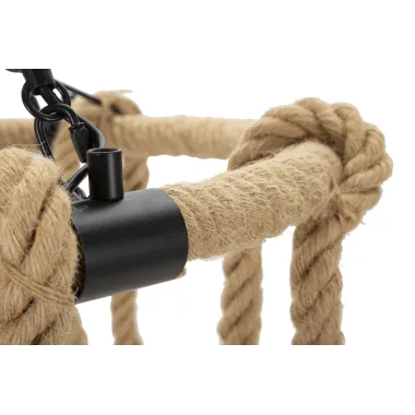 Lampa wisząca ROPE CIRCLE Ø 64x90 cm